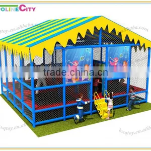 Olympic Size Outdoor Trampoline House With Beautiful Illustrations on Sale thumbnail-1
