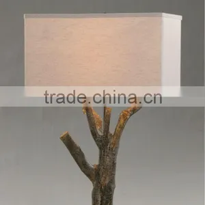 Polyresin Base and White Shade Contemporary Table Light/lamps With UL thumbnail-1
