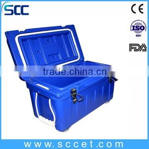 SCC Brand LLDPE&PU Plastic Ice Box With Handle/outdoor Ice Cooler Box thumbnail-1