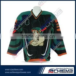 2015 Hoe Sale Custom Sublimate Polyester Hockey Shirt Wears thumbnail-5