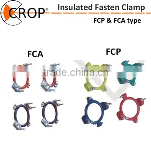 Multicolored Round Insulated Fasten Clamp/FCP-FCA Cable Connecting Fasten Clamp thumbnail-3