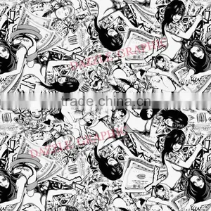 New Product Dazzle Graphic No.DGLGD021 Sexy Girl Hydrographic Dipping Film Custom Hydrographic Film Liquid Dipping thumbnail-2