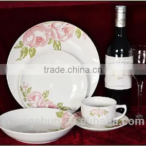 20pcs High Quality Ceramic Coupe Dinner Set Supplier/Ceramic Dinnerware Made In China/Dubai Wholesale Market Dinnerware Sets thumbnail-4