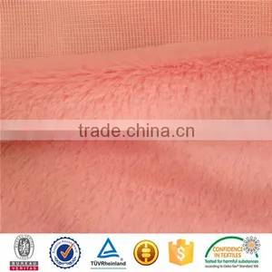 100% Polyester Toy Solid Color Long Pile pv Plush Fabric thumbnail-4