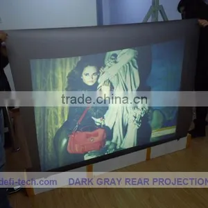 High Quality R Wall Projection Screen ,high Contrast Grey Color,for Shop thumbnail-1