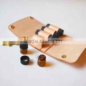 Leather Carrying Essential Oil Bottle Holder Case Wallet thumbnail-1