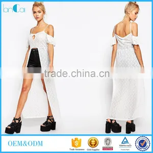 Latest Fashion The Ragged Priest Cold Shoulder Maxi Cami Top In Lace thumbnail-1