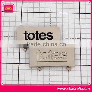 Custom Metal Bag Label,designer Metal Labels for Handbags thumbnail-4
