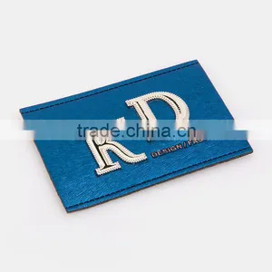 Wholesale Custom Leather Patch Logo for Snapback Hats Iron on Patches Brand Leather Patch Beanies thumbnail-3
