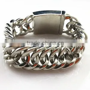 2013men Bracelets, Big Heavy Bracelets B601 (polish) thumbnail-1
