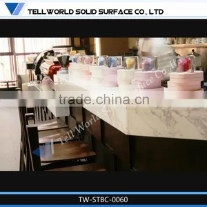 2014 Hot Sale Modern Luxury Beauty Artificial Marble Bar Counter Design thumbnail-1