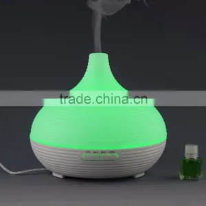300 ml 7 Colors Changing Light Fashion Design Fea Aroma Diffuser Oil Diffuser Ceramic thumbnail-2