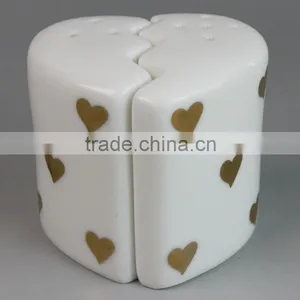 Mini Salt & Pepper Mills, Love Bird Salt & Pepper Shakers, Ceramic Chicken Salt & Pepper Shakers thumbnail-1