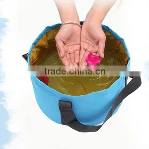 Outdoor Camping Hiking Travel Foldable Wash Basin Washing Bag Footbath New thumbnail-4