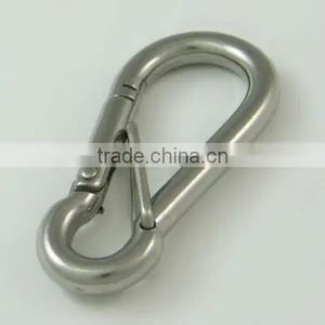 Stainless Steel Spring Snap Hook With Spring Pin thumbnail-1