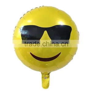 2016 Whosale Inflatable Advertising Printed Emoji Foil Balloon For Party thumbnail-3