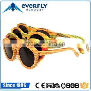 Cheap Wholesale Top Fashion Novel Private Lable Colorful Bamboo Sunglasses thumbnail-2