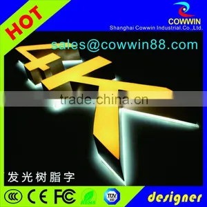 Custom Stainless Steel Led Backlit Signs, Outdoors Illuminated Channel Letters thumbnail-1