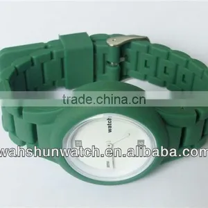 2013 Best Selling Cheap Promotional Geneva Silicone Watch Wholesale Factory in Dongguan thumbnail-1