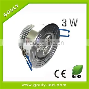 Shenzhen Factory 3w Epistar Led High Power Ceiling Light Energy Saving AC100-240V 38degree thumbnail-1