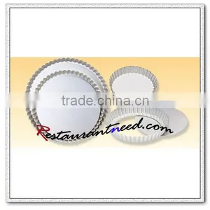 V340 Anodized Loose Base Round Fluted Pie Pan thumbnail-1