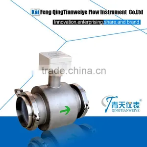 High Quality Sanitary PTFE Liner Electromagnetic Flow Sensor thumbnail-1