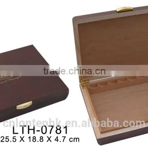 Small Cigar Wooden Package Box for Cigar Tube thumbnail-3