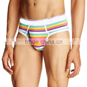 OEM Hot Sale Cotton Elastane Men Sexy Briefs in G-string for Men New Design thumbnail-1