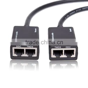 Cat 5e/6 HDMI Extender up to 30meters Mini Repeater Hdmi Extender With Hdmi Cable thumbnail-4