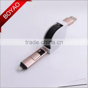 2016 Creative Two Sided Flat USB Cable, Retractable Noodle 2 in 1 Usb Charging Cable CE FCC ROHS thumbnail-3