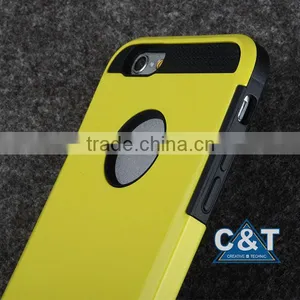 C&T 2 In 1 Dual Layer Hybrid TPU and Hard Case Cover For IPhone 6 Plus 5.5-inch thumbnail-4