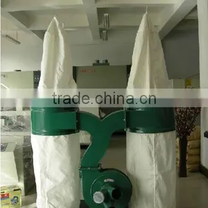 Double Bags Wood Dust Extraction Device Dust Collector thumbnail-1