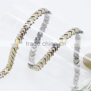 2016 Hot Selling Jiwelry With Silver -gold Steel Healthy Bio Arrow Necklace thumbnail-5