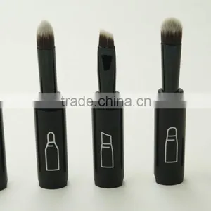 3pcs Stackable Makeup Set Plastic Handle Concealer Eyeshadow Brush thumbnail-1