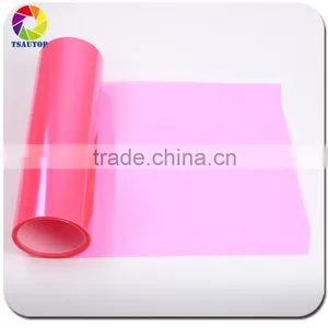 TSAUTOP Colorful Free Adhesive Vinyl High Quality Car Light Stickers Wraps Vinyl For Car Headlight thumbnail-1