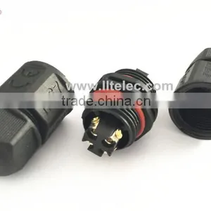 L20 Screw Terminal, 4 Contacts, Field Installable Waterproof Connector thumbnail-2