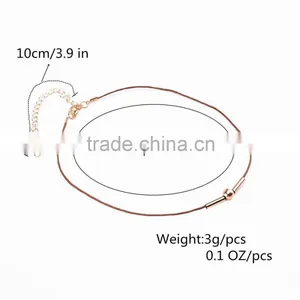 Hot New Torques Bijoux Plain Velvet Ribbon Pendant Necklace Maxi Statement Chokers Necklace for Women Jewelry thumbnail-2