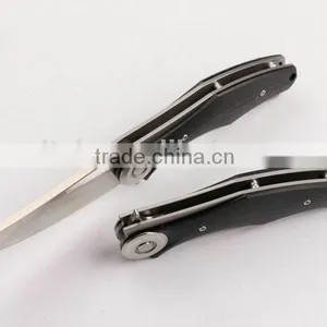 OEM Titanium Alloy and G10 Handle Material Knife With Black Gift Box thumbnail-3