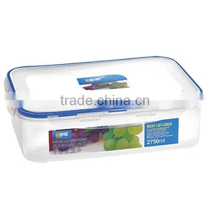 400ML-6.2L BPA FREE Retangular Airtight Plastic Food Storage Container thumbnail-4