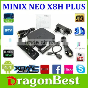2 Year Warranty Android 4.4 Amlogic S812 2.0GHz 2/16 GB Minix X8-h Plus With A2 LITE Air Mouse for Free Minix Neo x8 -h Plus thumbnail-1