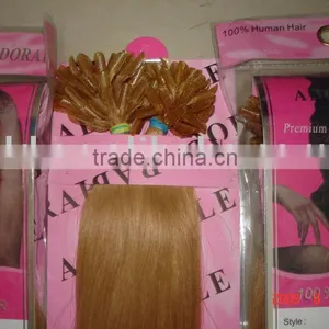 Human Hair / Keratin Human Hair Extension / Pre-bond Hair Extensions thumbnail-1