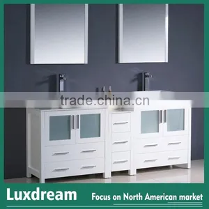 84'' Wood Bathroom Vanity for Heavy People Use thumbnail-6