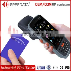4G LTE Android 5.1 RFID Card Reader With Long Range 2M Lf Hf UHF RFID Card Reader With 125Khz 13.56Mhz 900Mhz Modules thumbnail-1
