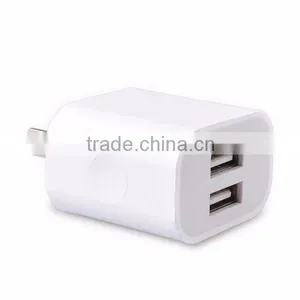 2 Port AC Adapter Power Charger Home Charger for Iphone 6 6s Blocks thumbnail-3