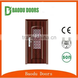 2016 New Style Security Door Cheap Exterior Steel Door Used Commercial Fire Doors thumbnail-2