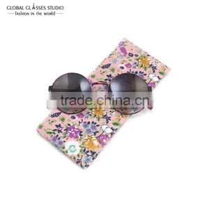 New Hot Selling Soft Cloth Bag Sunglasses Glasses Pouches Black Red Flower Eyewear Accessories Mobile Phone Bag BDH08 thumbnail-5