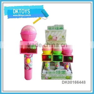 Novel Music Light Microphone Candy Storing Toy thumbnail-1