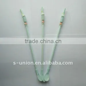 Cute Plastic Animal Cartoon Toy Drinking Straw With Ladle thumbnail-1