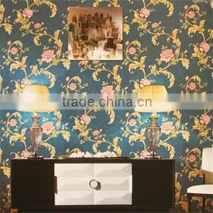 Special Design Flower Backdrop Wallpaper for Living Room Interior thumbnail-1
