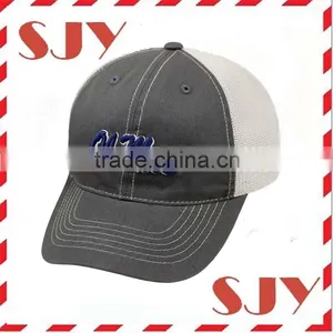 Wholesale Customised 3D Embroidery Cheap Mesh 6 Panel Mesh Trucker Hat thumbnail-5